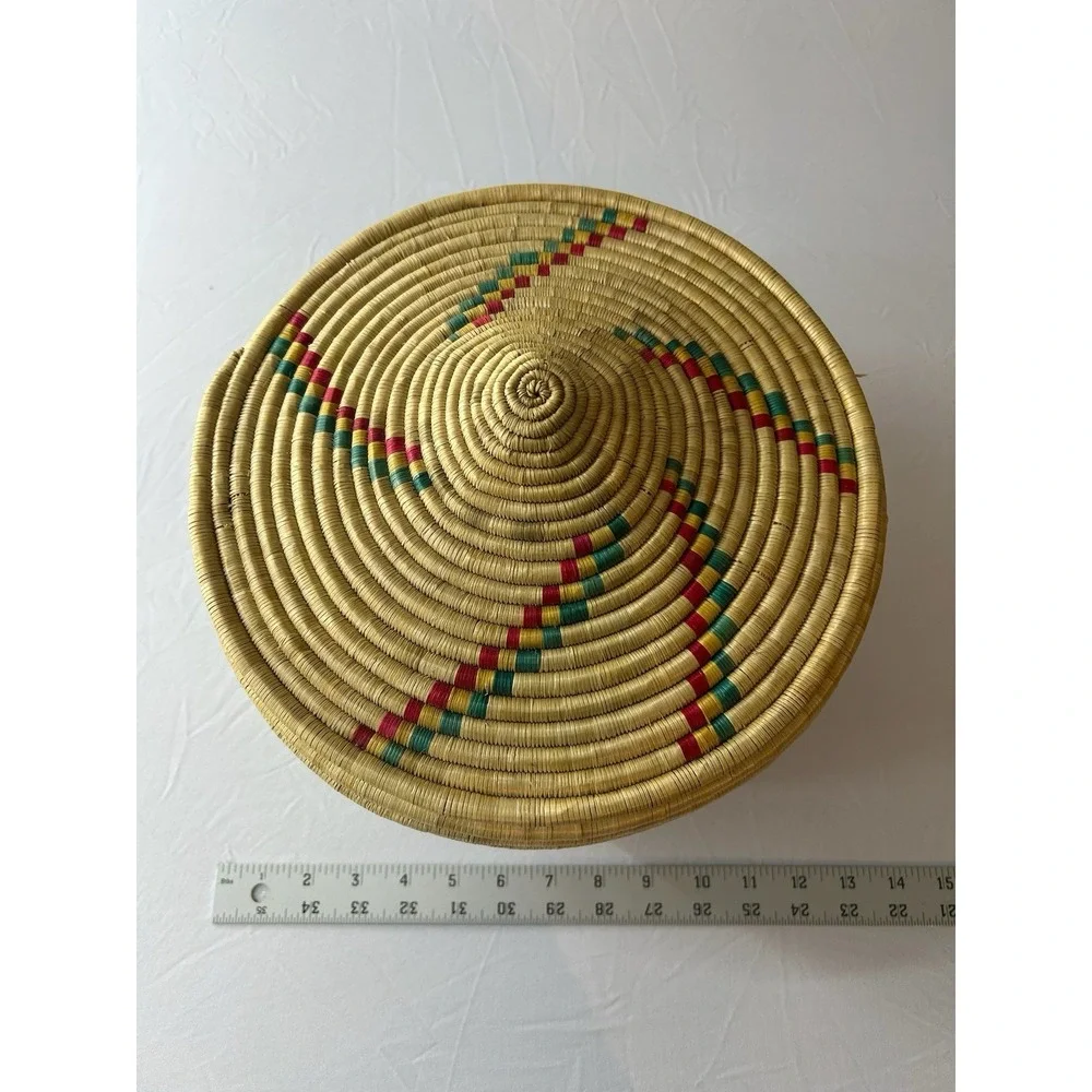VTG Ethiopian Hand Woven Mesob Basket
